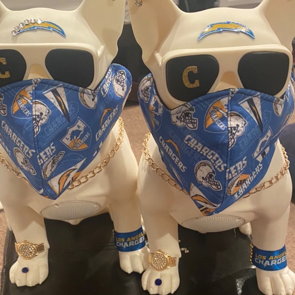 Customized NFL French Bulldog Wireless Bluetooth Dog Speaker, FM Radio & MP3. - Picture 6 of 8